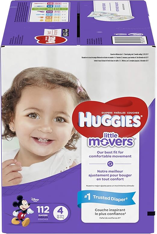 amazon huggies little movers size 4
