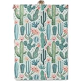 Aonimonis Cactus Plant Throw Blanket Gifts for Women, Soft Fuzzy Warm Cozy Flannel Blankets for Bedroom, Travel, Couch, Home Decor 50x60 in