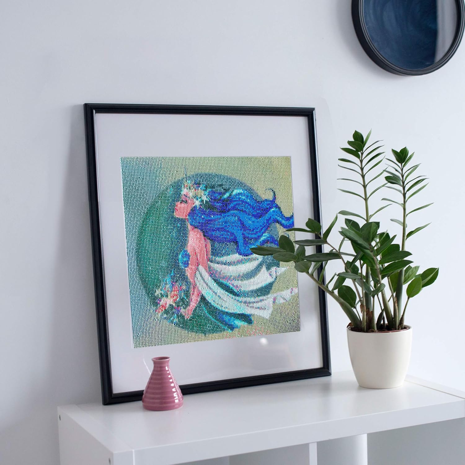 Mermaid 15.7Inchx15.7Inch Sinceroduct DIY 5D Diamond Painting by Number