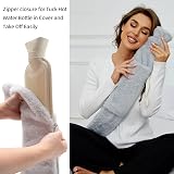 Thimmamma Long Hot Water Bottle 2L with Cover and Pocket 72cm view 2