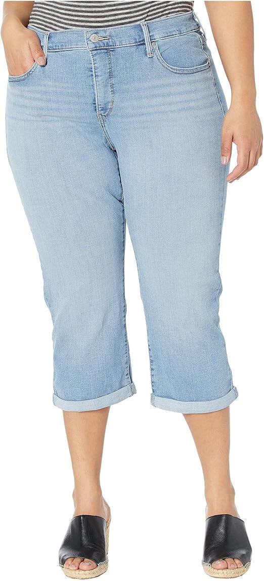 Levi's Women's PlusSize Shaping Capris Amazon.co.uk Clothing