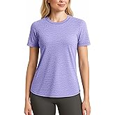 MAGCOMSEN Women's Short Sleeve T Shirts UPF 50+ Sun Protection Quick Dry Athletic Running Workout Tee Tops