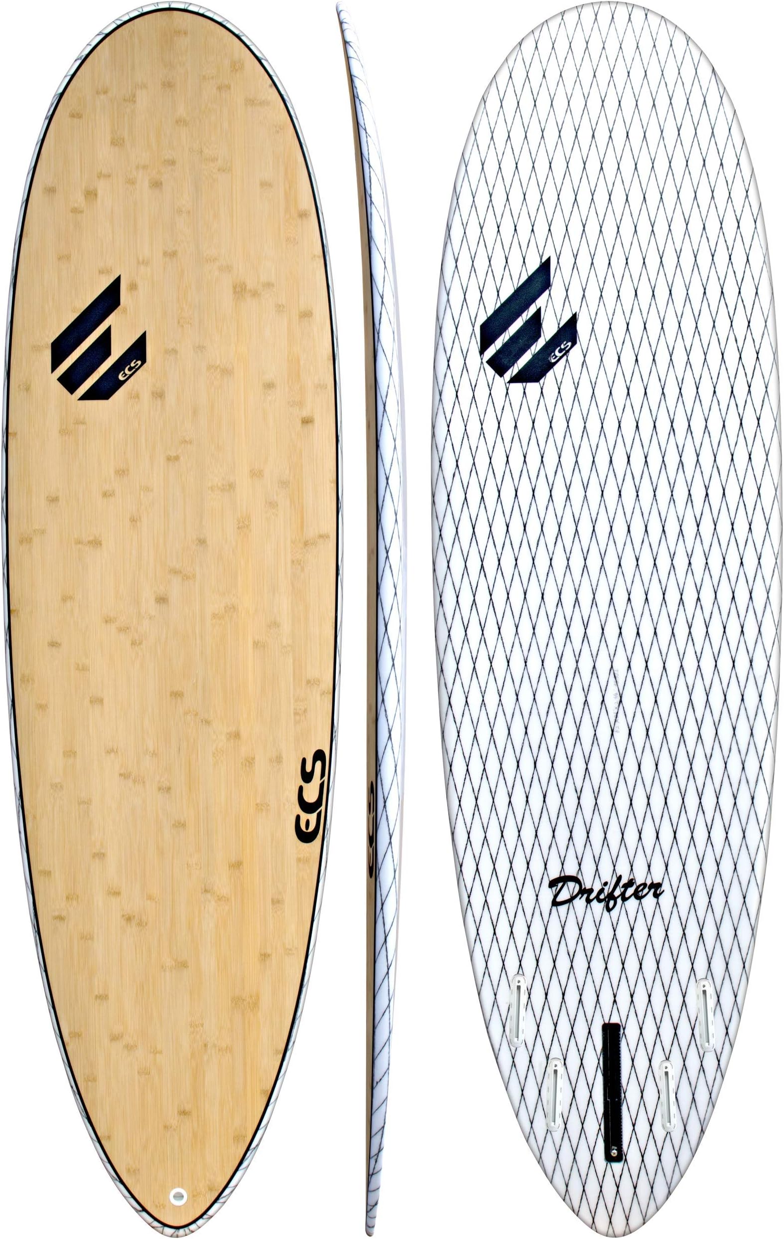 ECS Boards – Drifter V-Flex Short Surfboard – Shortboard Surfing Board for Longboarders