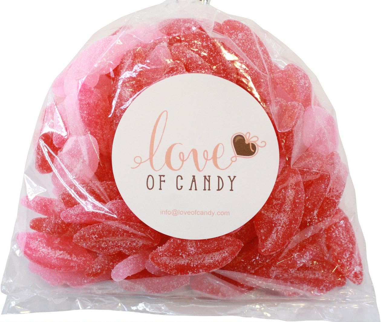 Love of Candy Bulk Candy - Sour Smooch Juju Lips - 9lb Bag