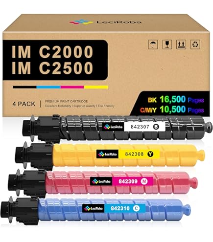Ricoh IM C2500 Series Toner Cartridge Pack Of 4 Black, Cyan, Magenta, Yellow At ₹ 28319/set | Tauru | ID: 2855170017262