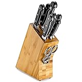 Bamboo Knife Storage Block - Universal Kitchen