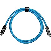 KONDOR BLUE 3' USB 4.0 Type C Cable | Blazing 40Gb/s Speeds | 5A 100W | Braided Cable | Thunderbolt 4 Compatible
