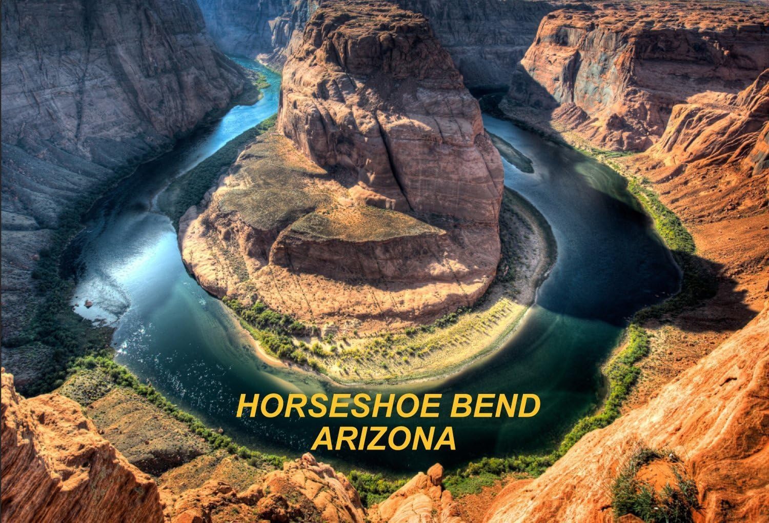 Arizona USA United States Fridge Refrigerator Magnets (City: Horseshoe Bend #P4)