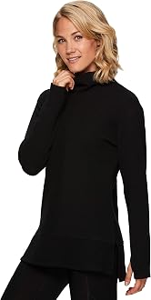 Cowl Neck Tunic Pullover Sweatshirt 