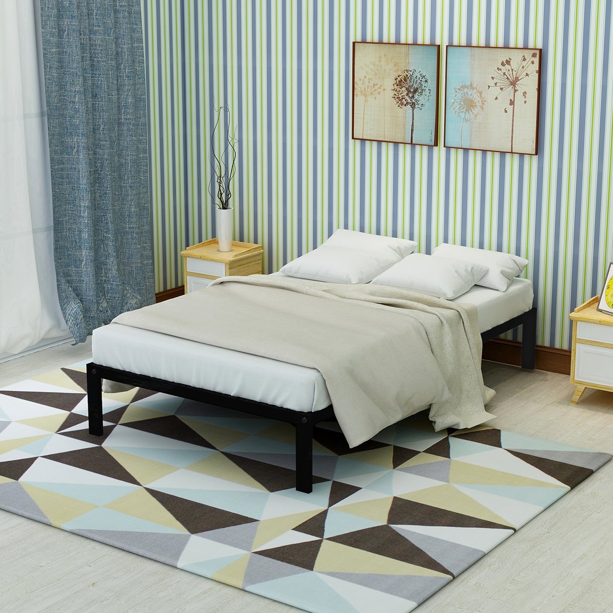 Best Buff Headboard Bed Frame