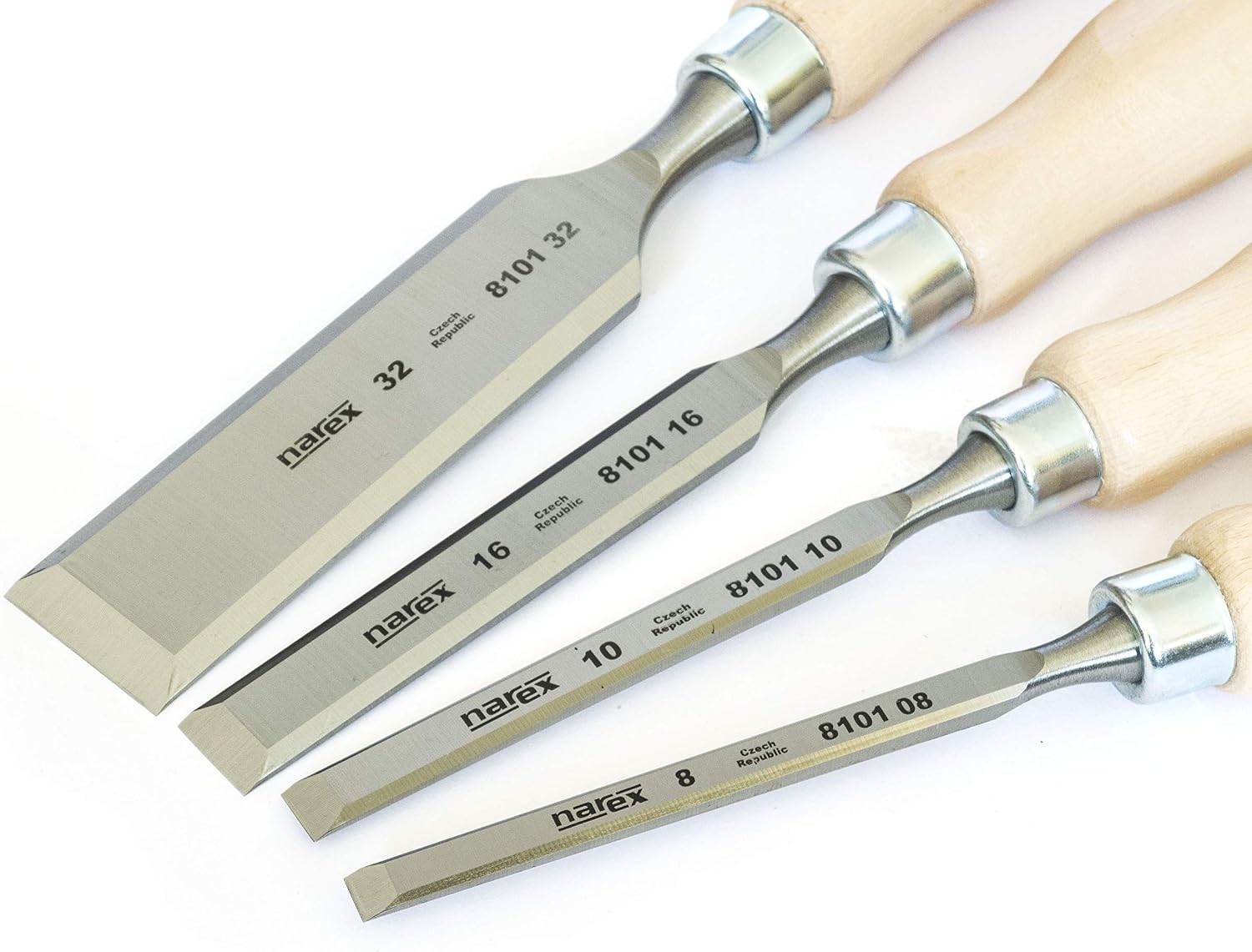 Narex Chisel Set 4 pcs (8/10/16/32), 8 mm, 10 mm, 16 mm, 32 mm - Image 4