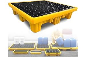 Modular Spill Platforms, Retention Tray with Gratings, Spill-Proof Tray Oil Tank Spill Tray Spill Containment Platforms 120×6