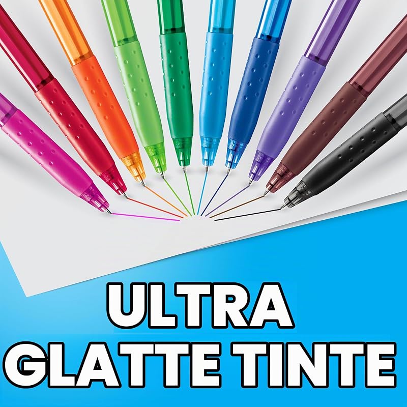 InkJoy 300RT Druckkugelschreiber | mittlere Spitze (1,0mm) | Schwarz | 12 Stück