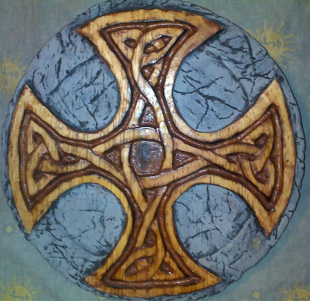 Wheel Of The Year Wall Hanging Wicca Pagan 6 1/2 Inch
