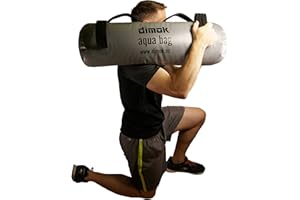 DIMOK Workout Sand Bag Water Aqua Bag Training Weight Bag Military Sandbag for Fitness 45-80 LBS - Full Body Heavy Equipment