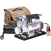 VIAIR 400P-RV - 40047 Tire Inflator Portable Air Compressor with RV Inflation Gun, 90 Degree Chuck | 12V Tire Pump Air Compressor Portable Heavy Duty 150 PSI, up to Class C Tires, Alligator Clips