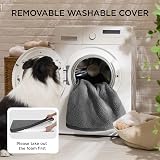 Bedsure Large Dog Bed Washable Orthopedic Pillow 91x69x7.6cm Dark Green view 4