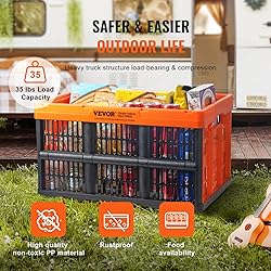 VEVOR 45L Collapsible Milk Crates 3