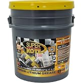 Multipurpose Lithium Grease Superkote 2000 | NLGI 2 | Lubricant Grease | EP Extreme Pressure | High Temperature | Heavy Duty | Bearing | Trailer Axle | Chassis | Automotive | Amber Grease | 35 LB Pail