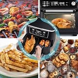 Dzpuhuojz 2 Pack Silicone Air Fryer Liners for Ninja Dual 5L AF400UK view 7