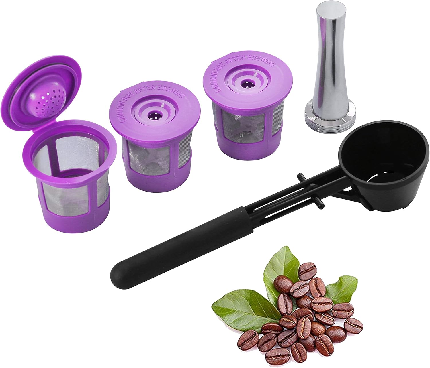 ILamourYou Reusable K Cup Set, for keurig 2.0 & 1.0 Machines