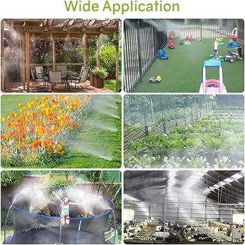 Landrip Sistema de nebulización de enfriamiento para Patio al Aire ...