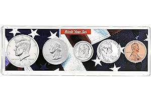 CNDONS 2013-5 Coin Birth Year Set in American Flag Holder Uncirculated