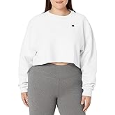 Champion Women's Reverse Weave Crewneck Sweatshirt, Pullover Sweatshirt for Women
