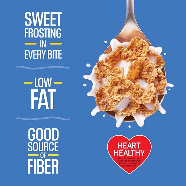 KELLOGG’S FROSTED BRAN BREAKFAST CEREAL, FIBER CEREAL, FAMILY BREAKFAST, ORIGINAL, 12.7OZ BOX (1 BOX)