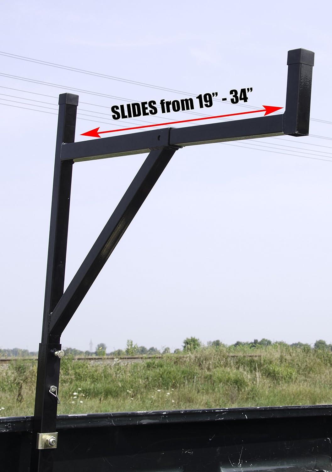 apex ladder rack on Amazon Com Erickson 07708 Steel Truck Rack Telescoping 250lb Rated Automotive