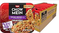 Nissin Chow Mein Noodles, Teriyaki Chicken, 4 Ounce (Pack of 8)