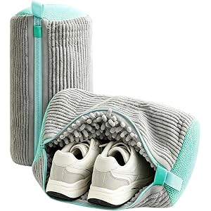 Shoe Washing Machine Bag Shoe Laundry Bags for Sneakers Reusable | Laundry Shoe Bag for Washer and Dryer - 2pc Reusable Shoe