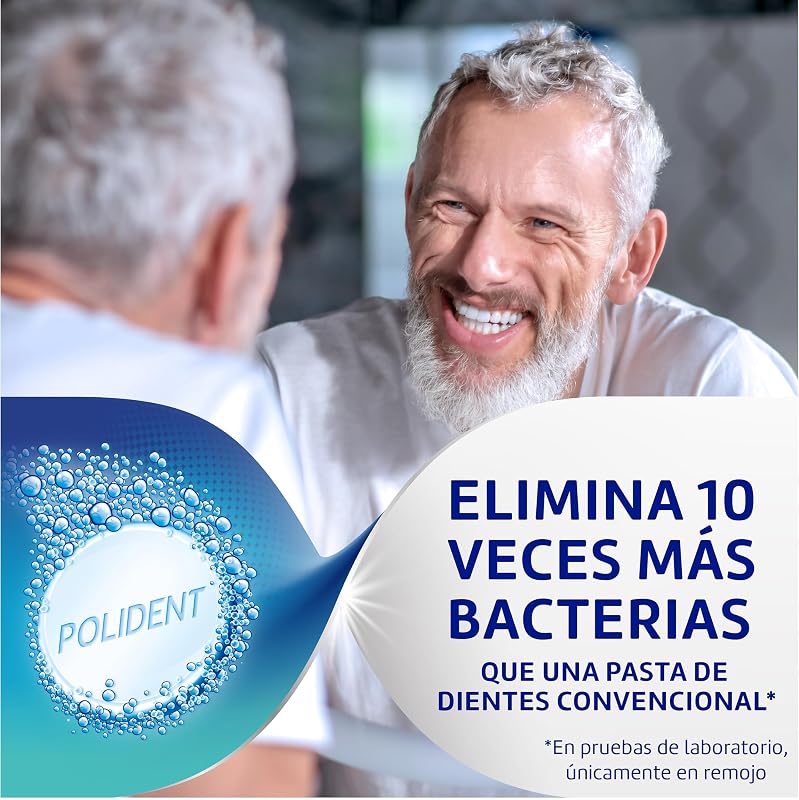 Oxígeno Bioactivo Tabletas Limpiadoras Prótesis, 66 Unidades