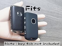 RUNZUIE 2Pcs 4 Buttons Silicone Smart Remote Key