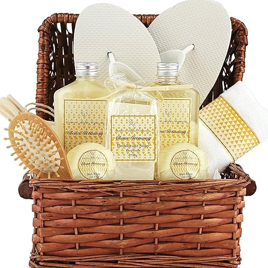 Deluxe Spa Gift Basket, Bath and Body Set for