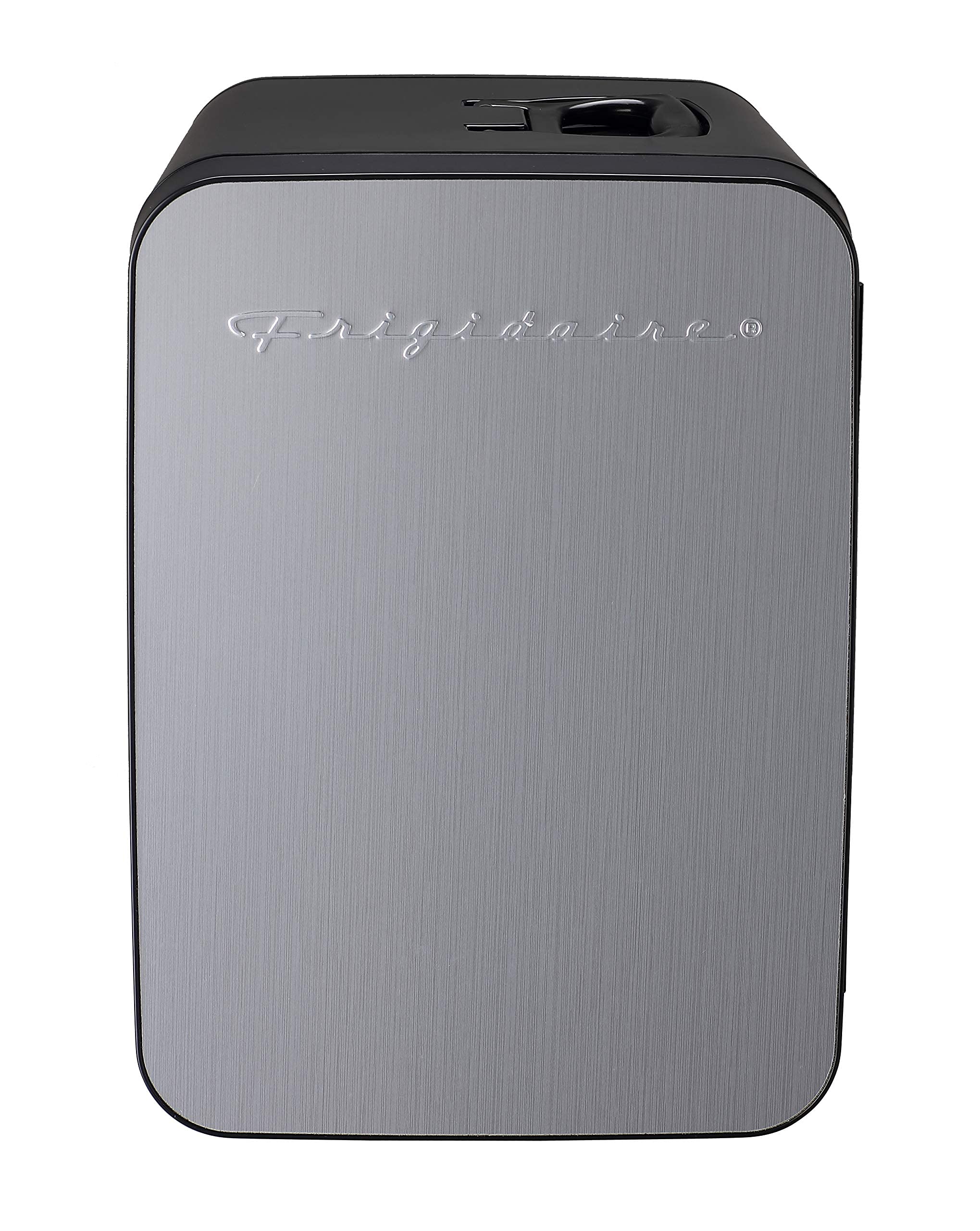 FRIGIDAIRE Portable 10L, 15-can Mini Fridge Brushed Stainless Rugged Refrigerator, EFMIS183-SS (Renewed)