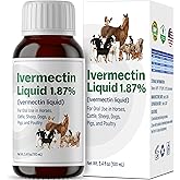 Bingbrofam Dewormer for Horse, Poultry & More, Ivermectin for All Wormers, Tapeworms, Roundworms & Hookworms