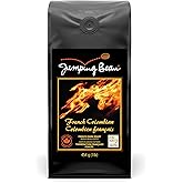 Jumping Bean French Columbian Dark Roast Fairtrade Organic Whole Bean Coffee, ECO2Roast, Premium Coffee, Made in Canada, Non-