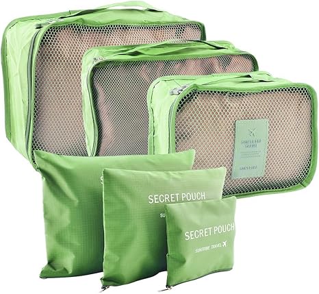 Verpackung Cubes Set Travel Gepäck Organizer Taschen 6 Essential bags