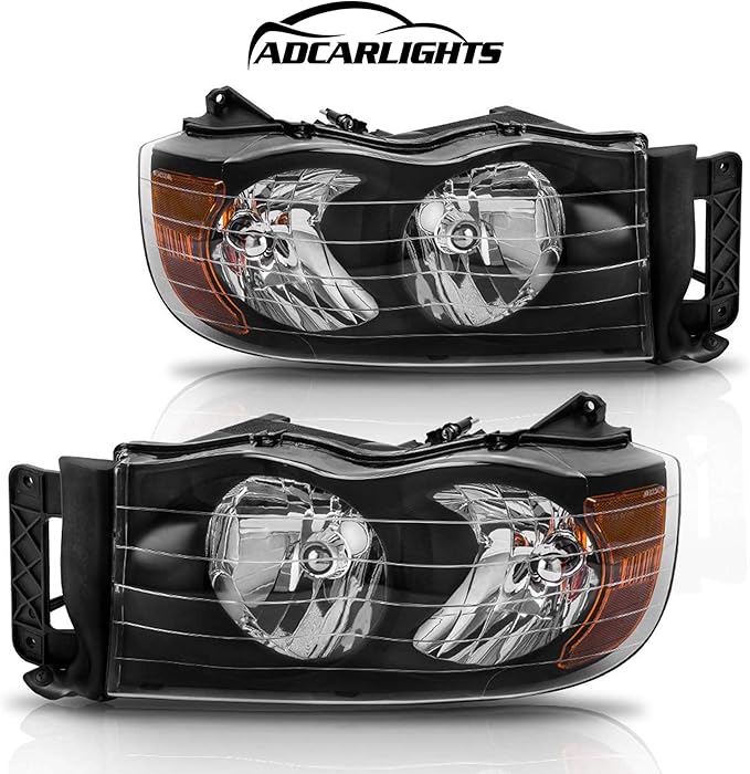 Amazon.com: Headlight Assembly for Dodge Ram Pickup Truck 2002 2003