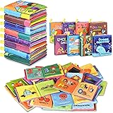 Baby Bath Books,Nontoxic Fabric Soft Baby Cloth Books,Early Education Toys,Waterproof Baby Books for Toddler, Infants Perfect