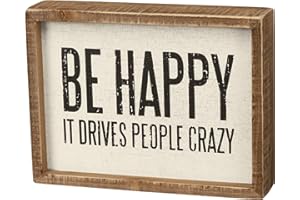 Primitives by Kathy Rustic Farmhouse Decor - Inspirational Wall Art, Wooden Table/Shelf Decor, Boho Kitchen Accessories 5”x7”