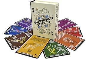 Stack 52 Suspension Exercise Cards. Compatible with TRX and Other Trainer Straps. Suspended Bodyweight Resistance Workout Gam