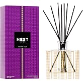 NEST New York Reed Diffuser, Autumn Plum | 5.9 fl oz - Fragrance for Up to 90 Days - Reusable, Refillable Glass Holder - Includes 8 All-Natural Reed Sticks - Flame Free