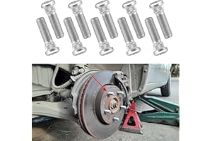 RGOAANC 10PCS Wheel Studs, Steel Tire Studs, 49mm Long & M12x1.5 Steel Lug Bolts, Car Accessories Wheel Lug Stud Compatible with Chevy Lexus Toyota Scion Pontiac,Replace #610-266 90942-02049 (10PCS)
