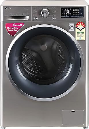 LG 7 Kg 5 Star Inverter Wi-Fi Fully-Automatic Front Loading Washing Machine (FHT1207ZWS, VCM, Steam)