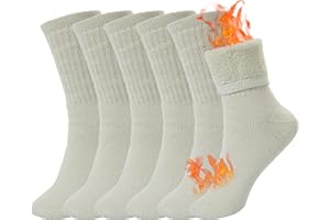 BomKinta Wool Hiking Socks Women - Merino Thick Warm Thermal Boot Socks - Winter Cozy Crew Sock Size 5-11