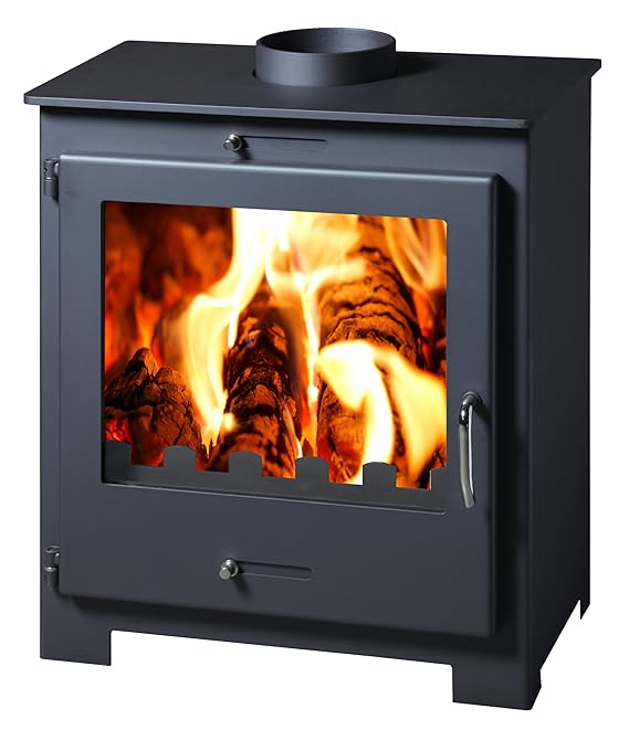 Nero Lux 11KW Contemporary Modern Multi Fuel Wood Burning Log Burner