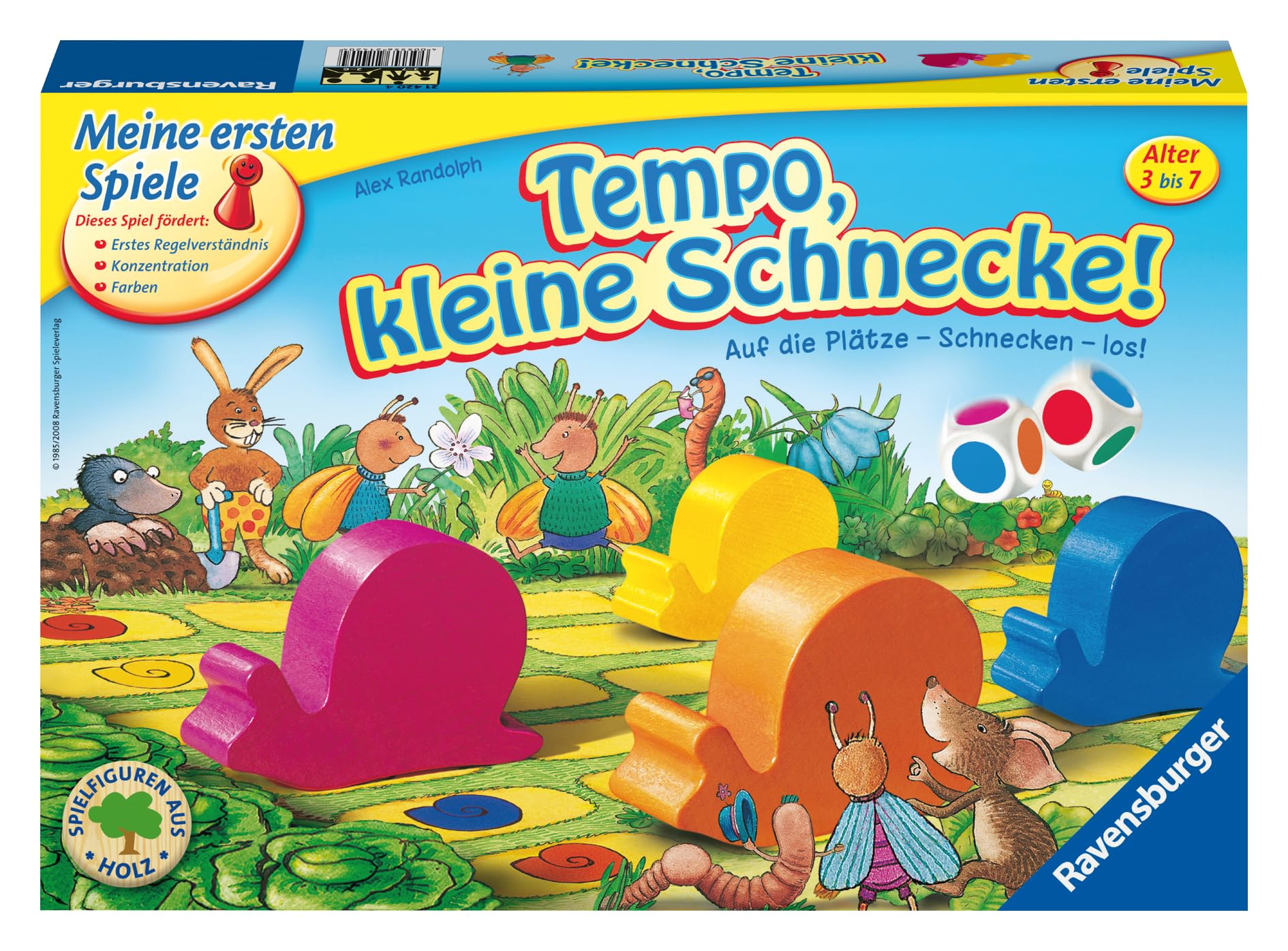 Ravensburger Tempo 21420 small snail game - first games / children's game from 3 years of age