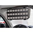 TACNEX Car Sun Visor Organizer Vehicle Rigid MOLLE Panel Tactical Gear Rack EDC Pouch Tool Holster Bag Holder Visor Cover Truck Equipment Mount Plate Modular Storage Shelf Auto Accessories